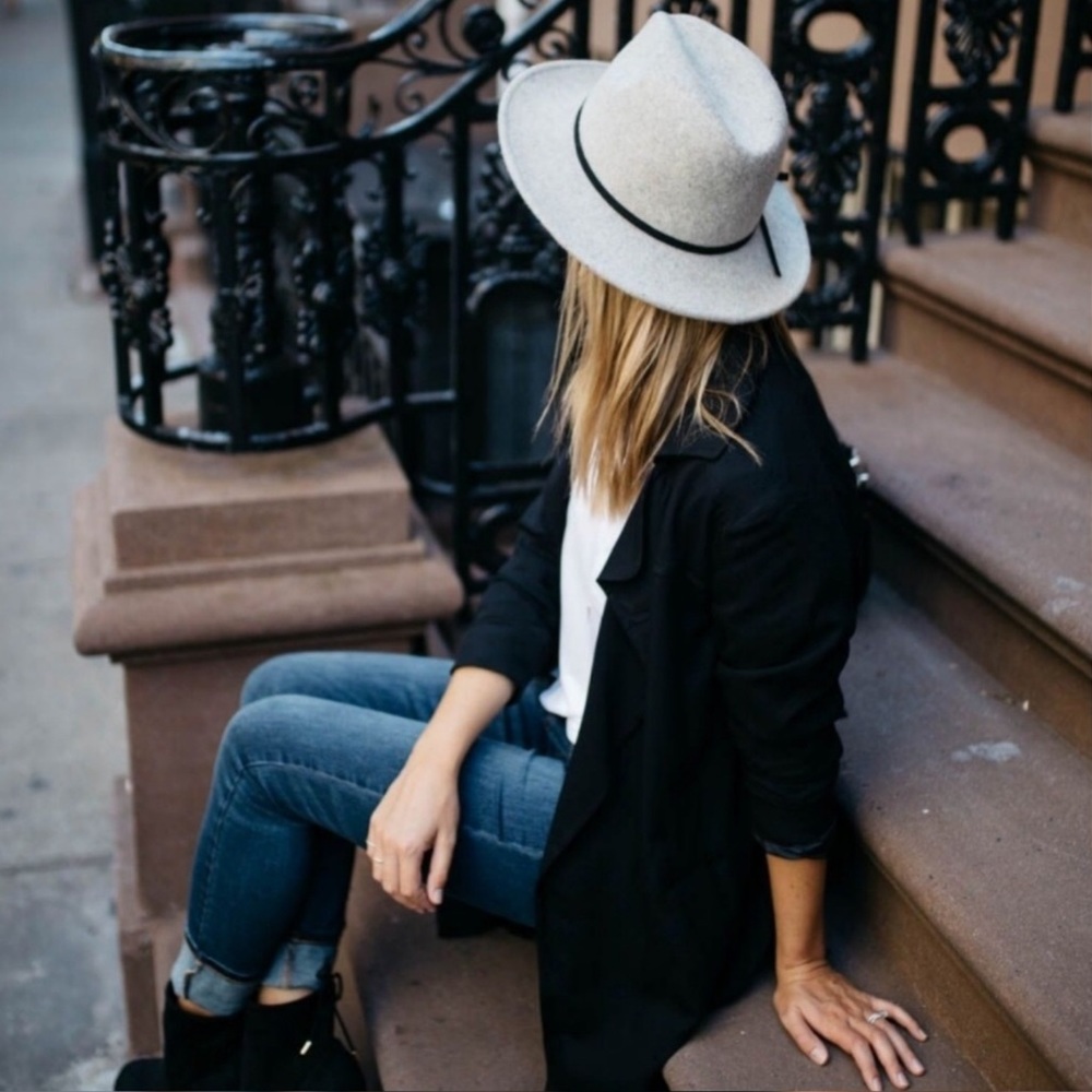 Women’s Classic Black Trench Coat